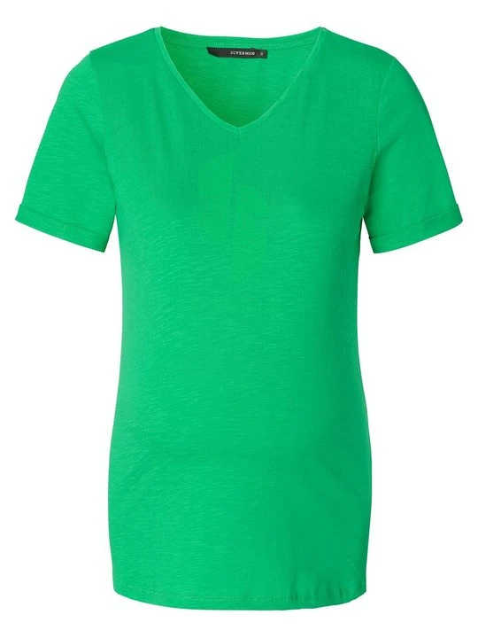 Zdjęcie produktu T-shirt z nadrukiem Supermom zielony