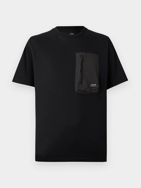 Zdjęcie produktu T-shirt z nadrukiem TAION czarny