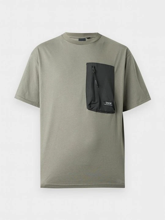 Zdjęcie produktu T-shirt z nadrukiem TAION oliwkowy
