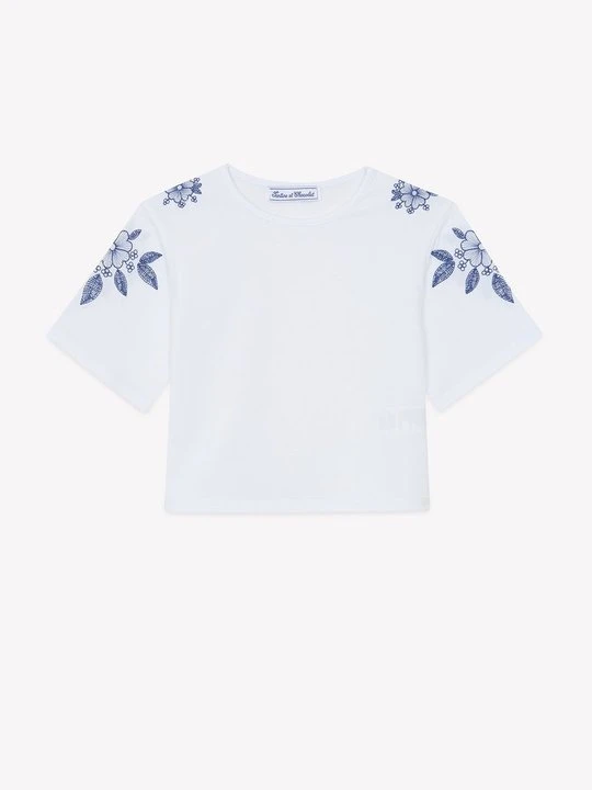 Zdjęcie produktu T-shirt z nadrukiem TARTINE ET CHOCOLAT niebieski