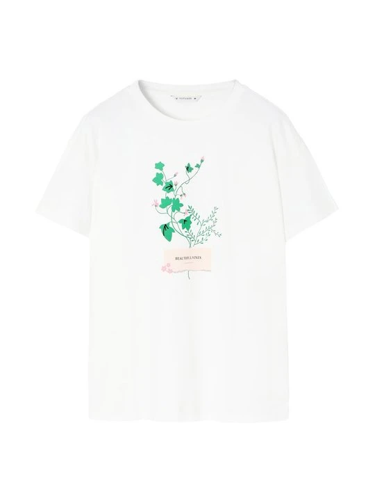 Zdjęcie produktu T-shirt z nadrukiem Tatuum mleczny
