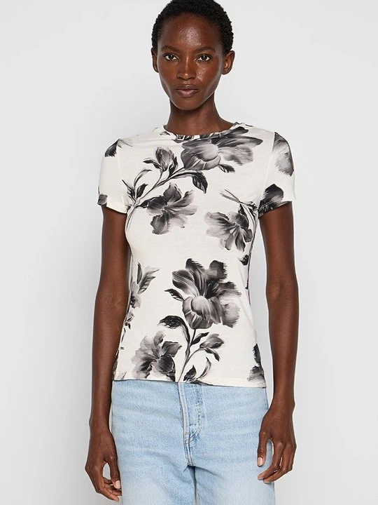 Zdjęcie produktu T-shirt z nadrukiem Ted Baker mleczny