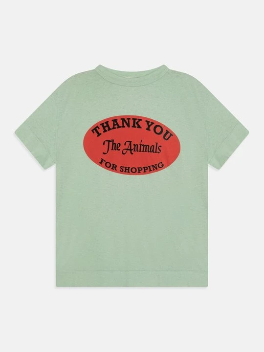 Zdjęcie produktu T-shirt z nadrukiem THE ANIMALS OBSERVATORY turkusowy