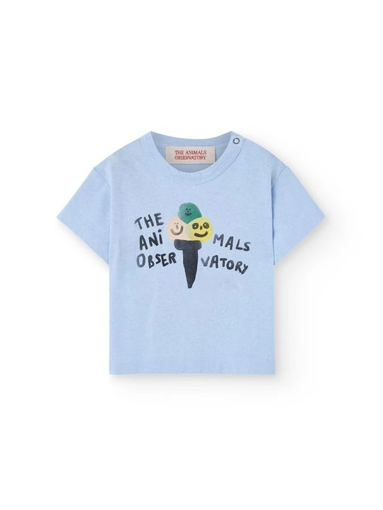 Zdjęcie produktu T-shirt z nadrukiem THE ANIMALS OBSERVATORY jasnoniebieski