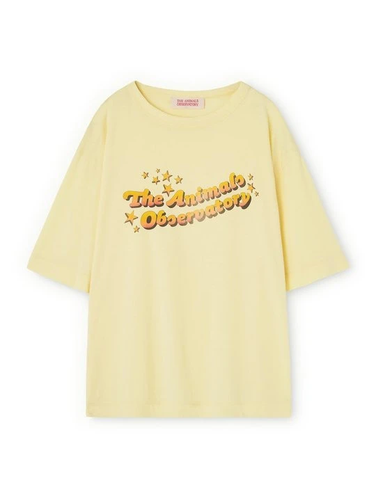 Zdjęcie produktu T-shirt z nadrukiem THE ANIMALS OBSERVATORY żółty