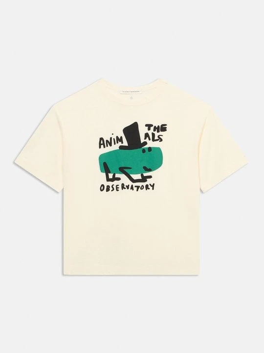 Zdjęcie produktu T-shirt z nadrukiem THE ANIMALS OBSERVATORY biały