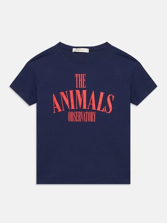 Zdjęcie produktu T-shirt z nadrukiem THE ANIMALS OBSERVATORY granatowy