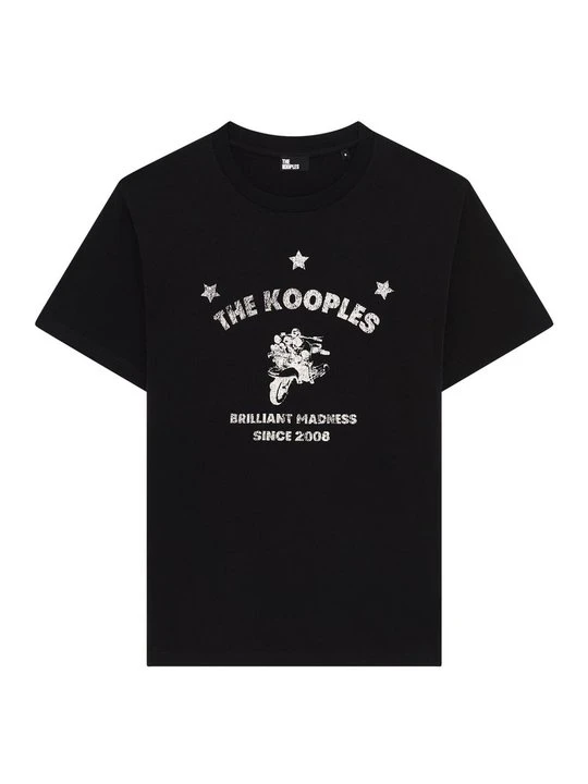 Zdjęcie produktu T-shirt z nadrukiem The Kooples czarny