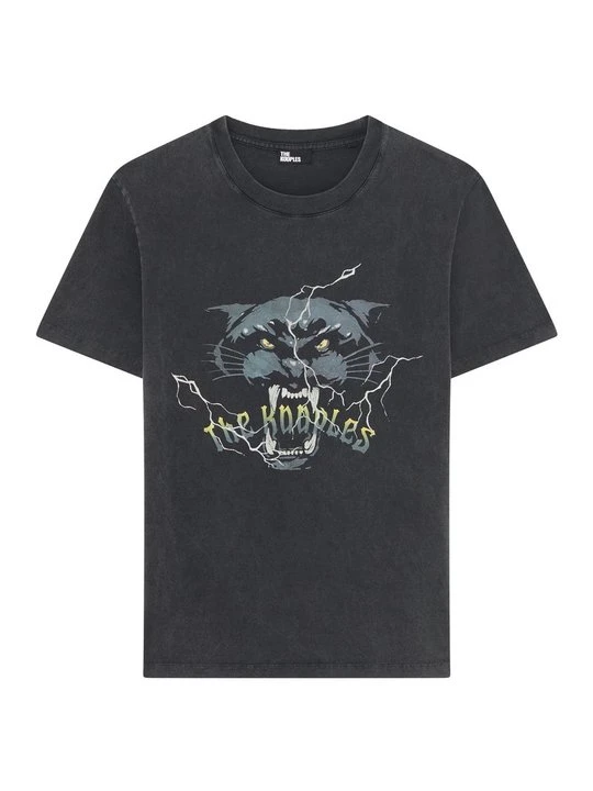 Zdjęcie produktu T-shirt z nadrukiem The Kooples czarny
