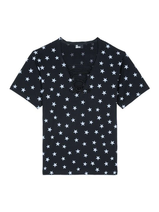 Zdjęcie produktu T-shirt z nadrukiem The Kooples czarny