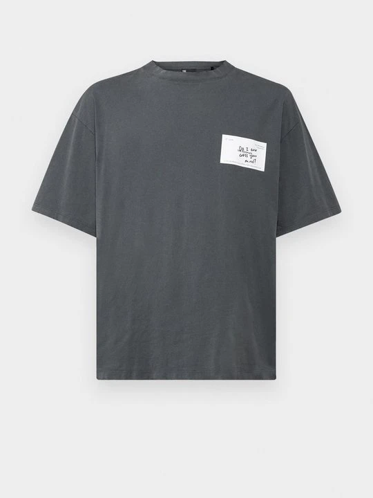 Zdjęcie produktu T-shirt z nadrukiem The Kooples granatowy