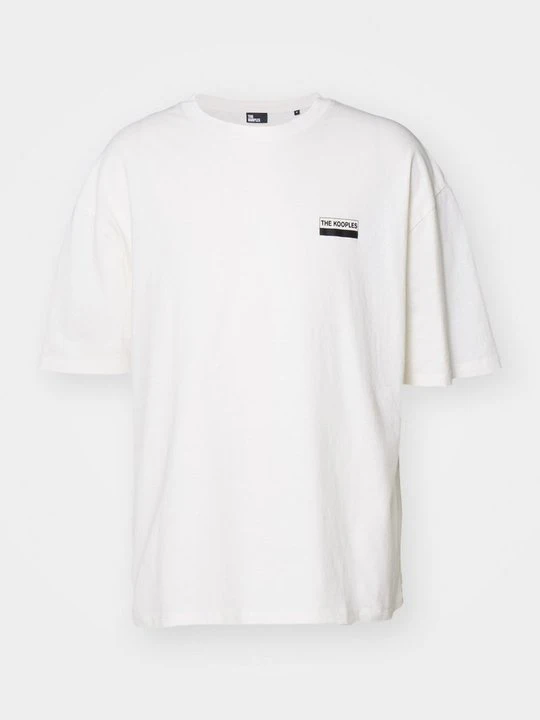Zdjęcie produktu T-shirt z nadrukiem The Kooples mleczny