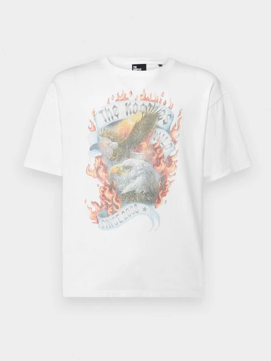 Zdjęcie produktu T-shirt z nadrukiem The Kooples mleczny