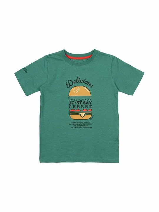 Zdjęcie produktu T-shirt z nadrukiem The NEW zielony