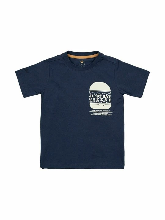 Zdjęcie produktu T-shirt z nadrukiem The NEW granatowy