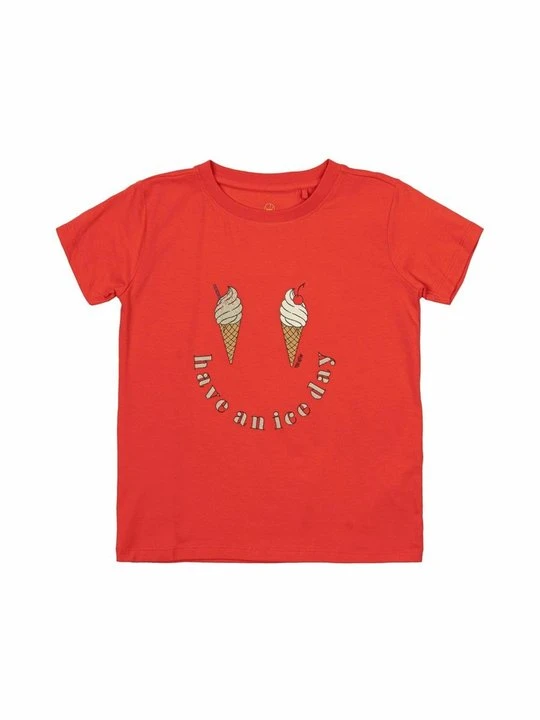 Zdjęcie produktu T-shirt z nadrukiem The NEW czerwony