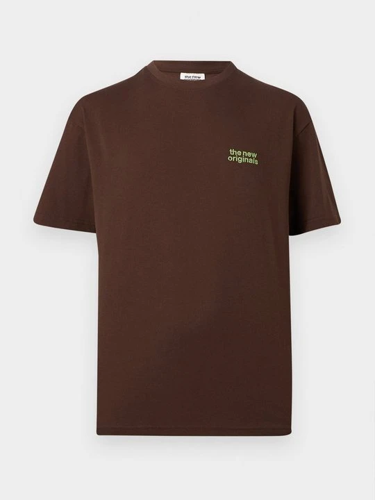 Zdjęcie produktu T-shirt z nadrukiem THE NEW ORIGINALS brązowy