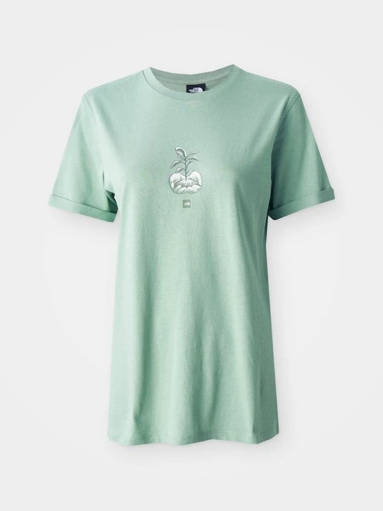 Zdjęcie produktu T-shirt z nadrukiem The North Face jasnozielony