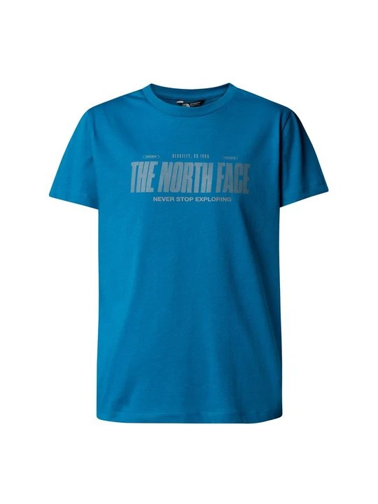Zdjęcie produktu T-shirt z nadrukiem The North Face niebieski