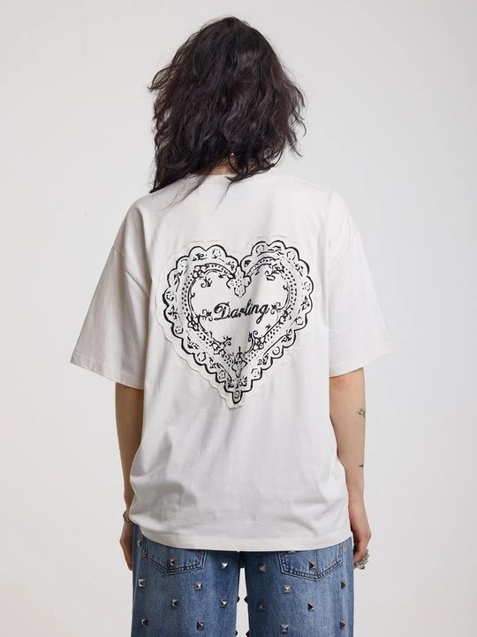 Zdjęcie produktu T-shirt z nadrukiem The Ragged Priest taupe