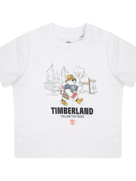 Zdjęcie produktu T-shirt z nadrukiem Timberland biały