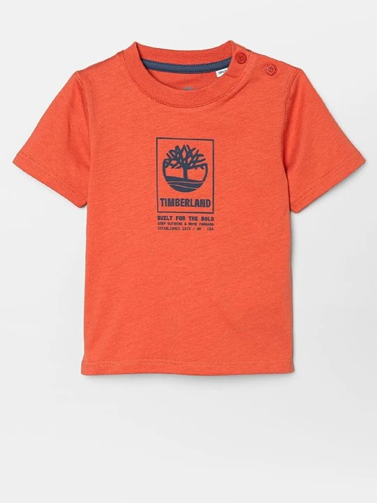 Zdjęcie produktu T-shirt z nadrukiem Timberland jasnoczerwony