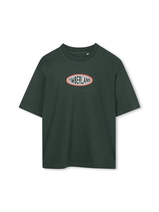 Zdjęcie produktu T-shirt z nadrukiem Timberland ciemnozielony