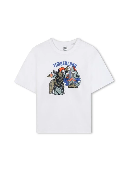 Zdjęcie produktu T-shirt z nadrukiem Timberland biały