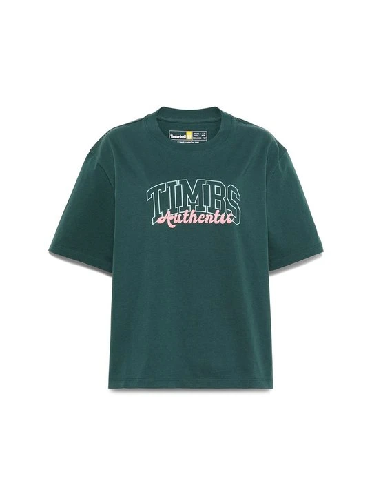 Zdjęcie produktu T-shirt z nadrukiem Timberland ciemnozielony