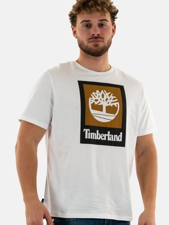 Zdjęcie produktu T-shirt z nadrukiem Timberland biały