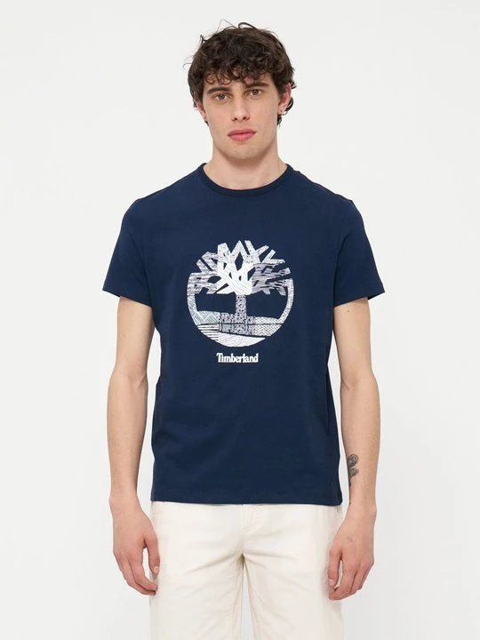 Zdjęcie produktu T-shirt z nadrukiem Timberland niebieski
