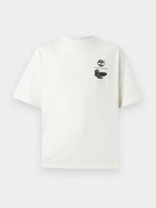 Zdjęcie produktu T-shirt z nadrukiem Timberland biały