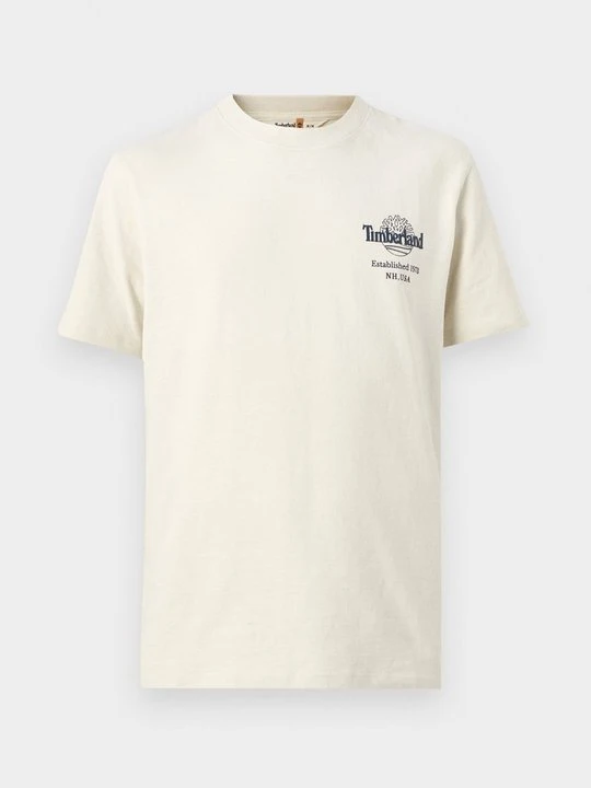 Zdjęcie produktu T-shirt z nadrukiem Timberland beżowy