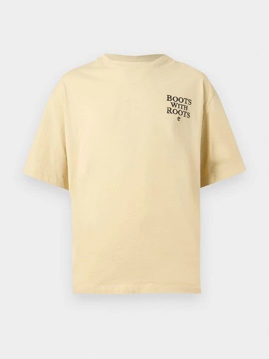 Zdjęcie produktu T-shirt z nadrukiem Timberland beżowy