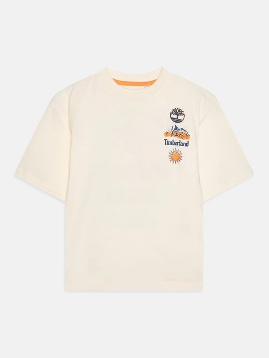 Zdjęcie produktu T-shirt z nadrukiem Timberland mleczny