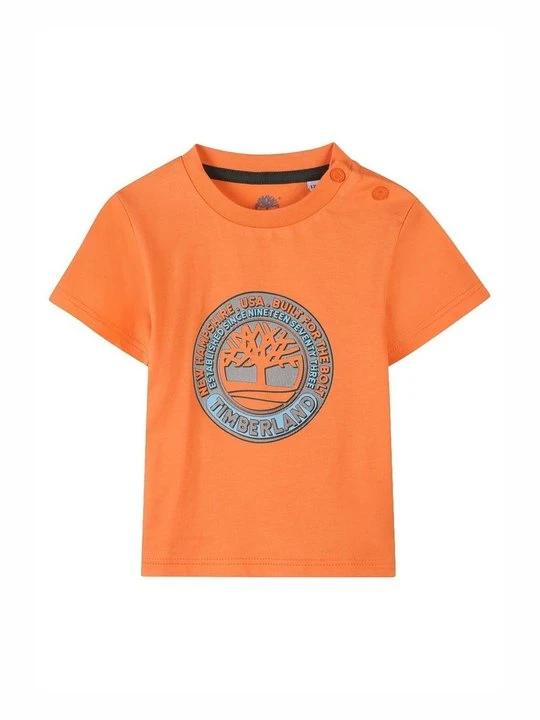 Zdjęcie produktu T-shirt z nadrukiem Timberland pomarańczowy
