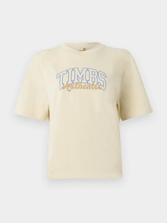 Zdjęcie produktu T-shirt z nadrukiem Timberland mleczny