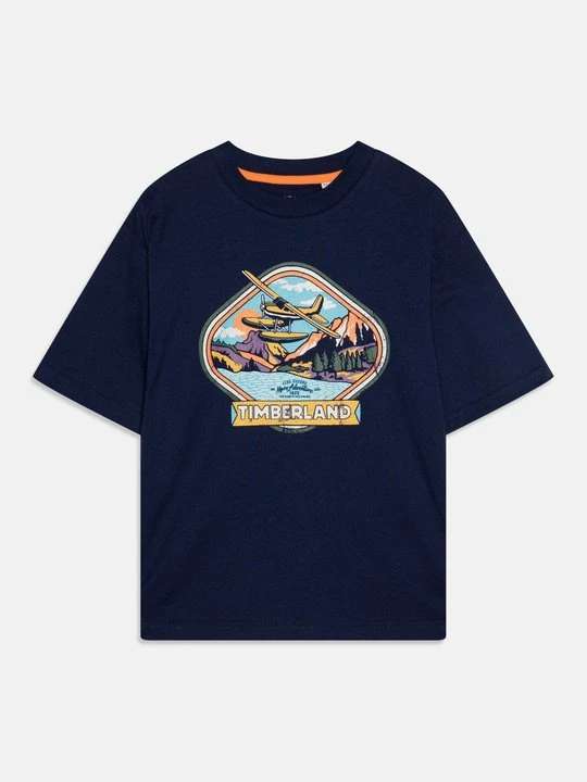 Zdjęcie produktu T-shirt z nadrukiem Timberland granatowy