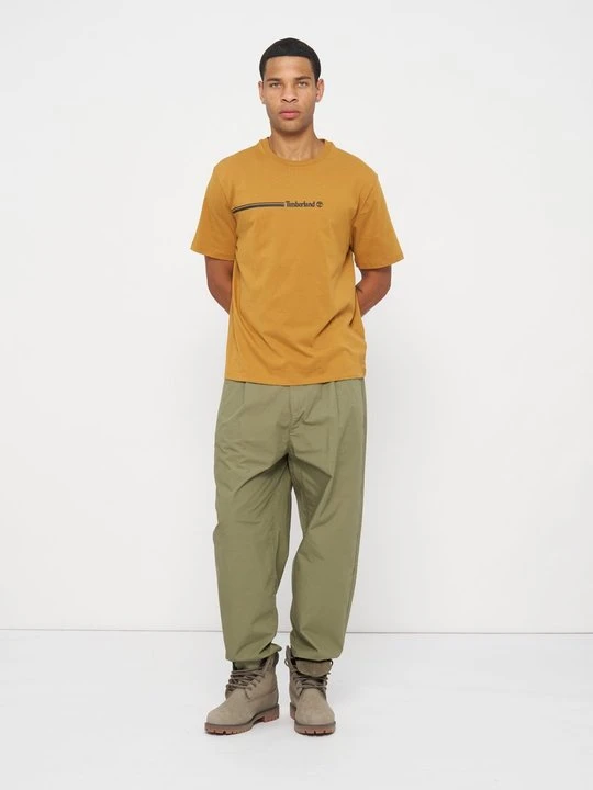 Zdjęcie produktu T-shirt z nadrukiem Timberland beżowy