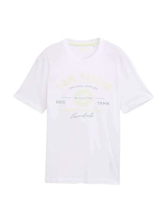 Zdjęcie produktu T-shirt z nadrukiem Tom Tailor biały