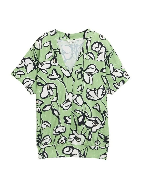 Zdjęcie produktu T-shirt z nadrukiem Tom Tailor zielony