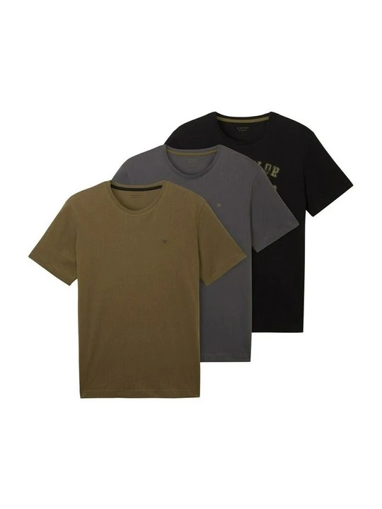 Zdjęcie produktu T-shirt z nadrukiem Tom Tailor czarny