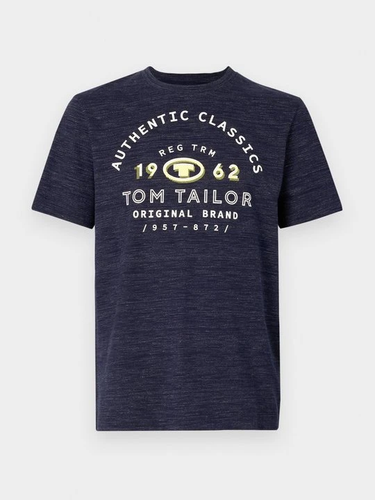 Zdjęcie produktu T-shirt z nadrukiem Tom Tailor granatowy