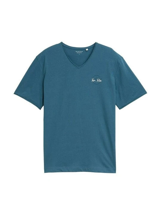 Zdjęcie produktu T-shirt z nadrukiem Tom Tailor niebieski