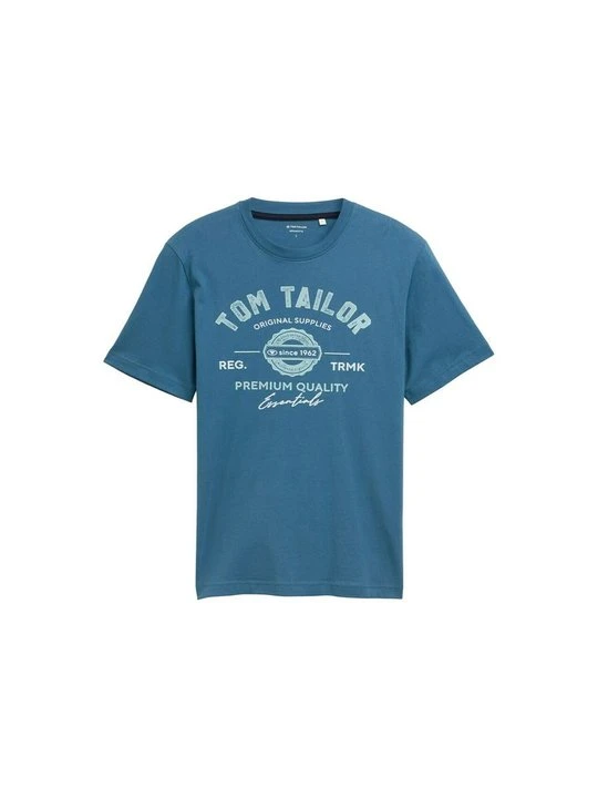 Zdjęcie produktu T-shirt z nadrukiem Tom Tailor niebieski