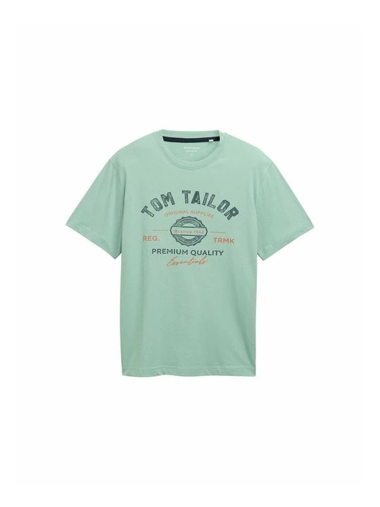 Zdjęcie produktu T-shirt z nadrukiem Tom Tailor zielony