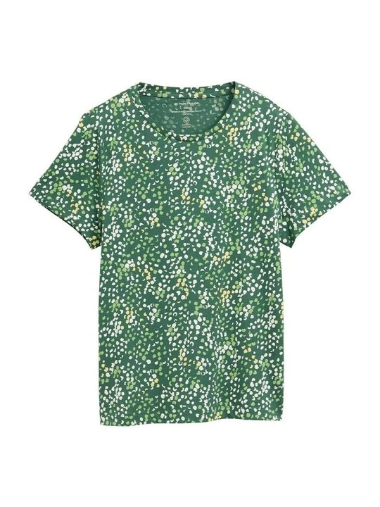 Zdjęcie produktu T-shirt z nadrukiem Tom Tailor zielony