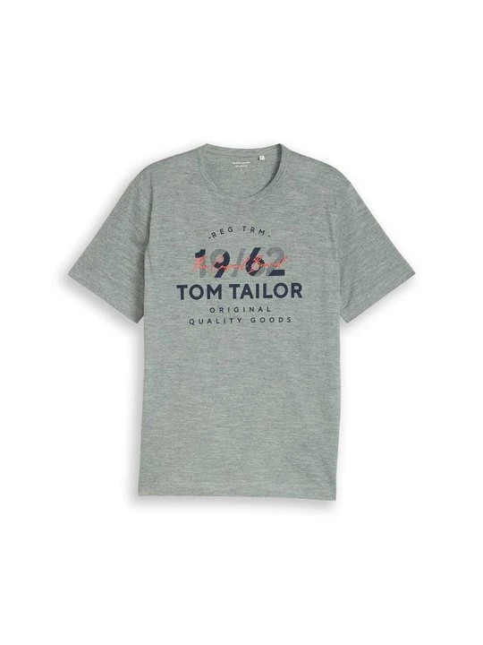 Zdjęcie produktu T-shirt z nadrukiem Tom Tailor zielony