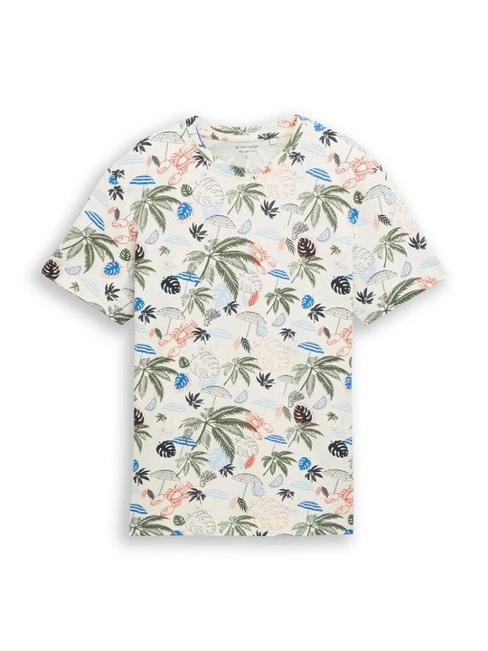 Zdjęcie produktu T-shirt z nadrukiem Tom Tailor biały
