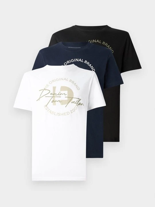 Zdjęcie produktu T-shirt z nadrukiem Tom Tailor biały